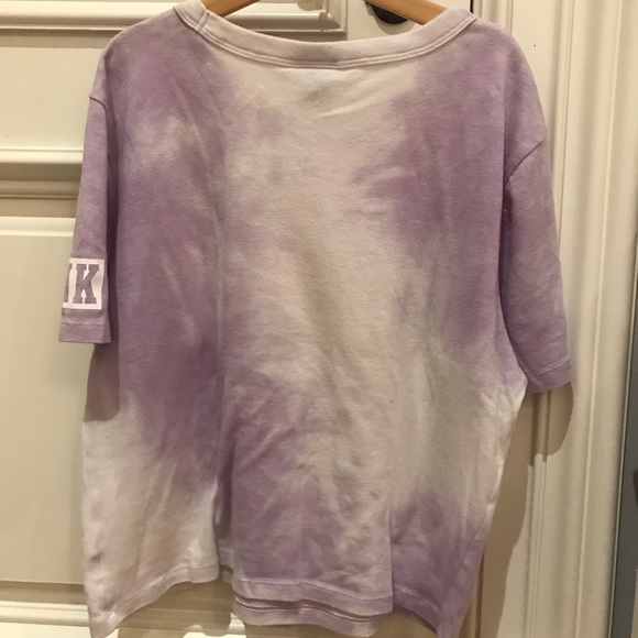 pink purple and white t-shirt - Picture 2 of 2